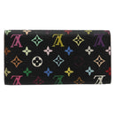 LOUIS VUITTON Monogram Multicolor Multicles 4 Key Case Black M93732 Auth 182702-2