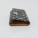 LOUIS VUITTON Monogram Multicolor Multicles 4 Key Case Black M93732 Auth 182702-3
