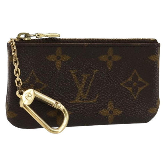 LOUIS VUITTON Monogram Pochette Cles Coin Purse M62650 LV Auth 182706