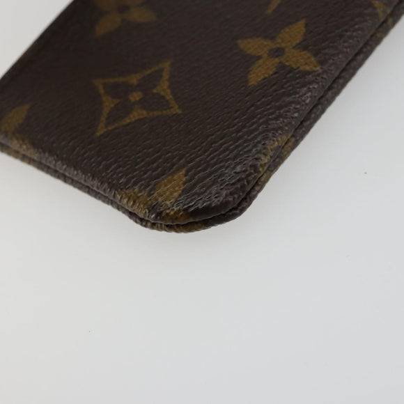 LOUIS VUITTON Monogram Pochette Cles Coin Purse M62650 LV Auth 182706