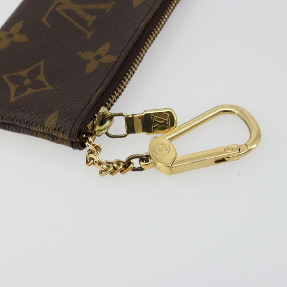LOUIS VUITTON Monogram Pochette Cles Coin Purse M62650 LV Auth 182706