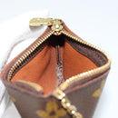 LOUIS VUITTON Monogram Pochette Cles Coin Purse M62650 LV Auth 182706-17