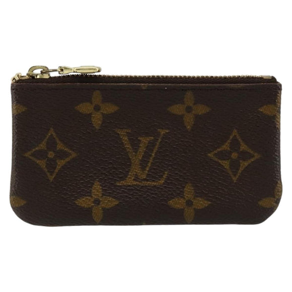 LOUIS VUITTON Monogram Pochette Cles Coin Purse M62650 LV Auth 182706