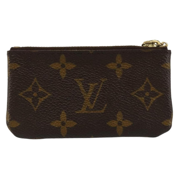 LOUIS VUITTON Monogram Pochette Cles Coin Purse M62650 LV Auth 182706