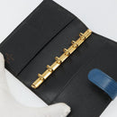 LOUIS VUITTON Epi Agenda PM Day Planner Cover Blue R20055 LV Auth 182707-9