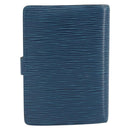 LOUIS VUITTON Epi Agenda PM Day Planner Cover Blue R20055 LV Auth 182707-2