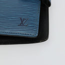 LOUIS VUITTON Epi Agenda PM Day Planner Cover Blue R20055 LV Auth 182707-7