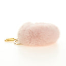 LOUIS VUITTON Bijoux Sack Wild Fur Charm Pink M68450 LV Auth 182710M-6
