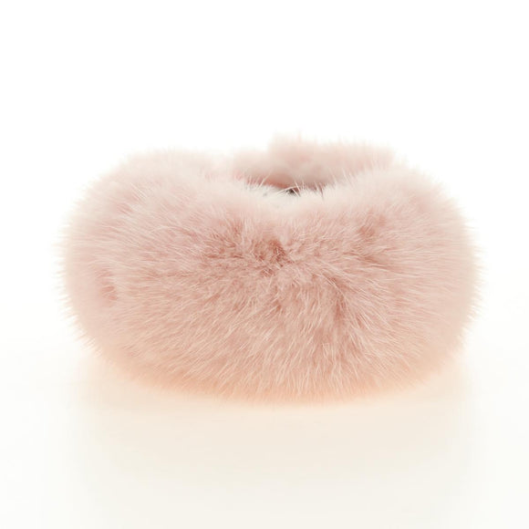 LOUIS VUITTON Bijoux Sack Wild Fur Charm Pink M68450 LV Auth 182710M
