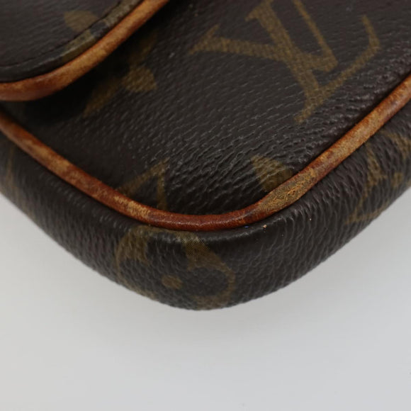 LOUIS VUITTON Monogram Pochette Turum Pouch M60020 LV Auth 182711
