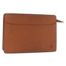 LOUIS VUITTON Epi Pochette Homme Bag Brown Zipangu Gold M52528 LV Auth 182712-1