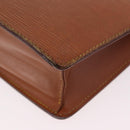LOUIS VUITTON Epi Pochette Homme Bag Brown Zipangu Gold M52528 LV Auth 182712-16