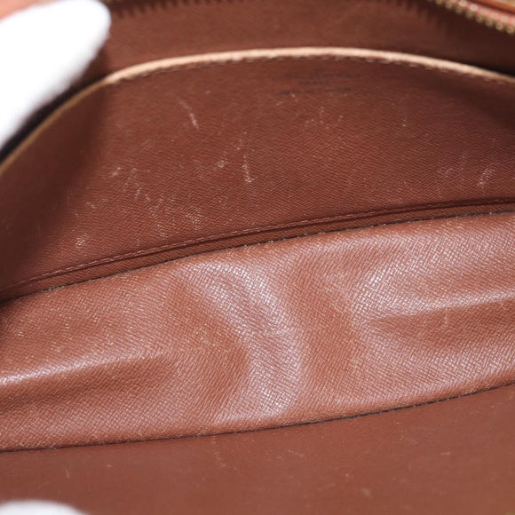 LOUIS VUITTON Epi Pochette Homme Bag Brown Zipangu Gold M52528 LV Auth 182712