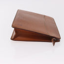 LOUIS VUITTON Epi Pochette Homme Bag Brown Zipangu Gold M52528 LV Auth 182712-3