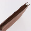 LOUIS VUITTON Epi Pochette Homme Bag Brown Zipangu Gold M52528 LV Auth 182712-5