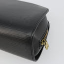 LOUIS VUITTON Epi Dauphine PM Pouch Black M48442 LV Auth 182713-15