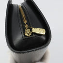 LOUIS VUITTON Epi Dauphine PM Pouch Black M48442 LV Auth 182713-8
