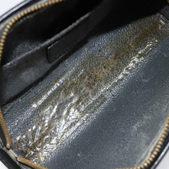LOUIS VUITTON Epi Dauphine PM Pouch Black M48442 LV Auth 182713