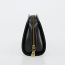 LOUIS VUITTON Epi Dauphine PM Pouch Black M48442 LV Auth 182713-4