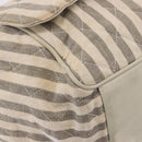 CHANEL Chain Matelasse Shoulder Bag Canvas Gray Gold CC Auth 182717-15