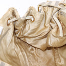 CHANEL Chain Matelasse Shoulder Bag Canvas Gray Gold CC Auth 182717-23