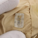 CHANEL Chain Matelasse Shoulder Bag Canvas Gray Gold CC Auth 182717-12