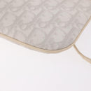 Christian Dior Romantic Pouch PVC White Silver Auth 182718A-13