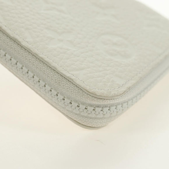 LOUIS VUITTON Taurillon Zippy Wallet Vertical LV Friend M80337 LV Auth 182719M
