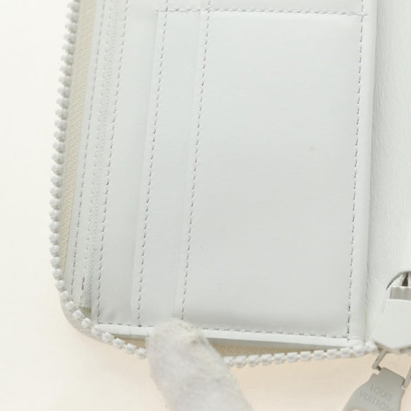 LOUIS VUITTON Taurillon Zippy Wallet Vertical LV Friend M80337 LV Auth 182719M
