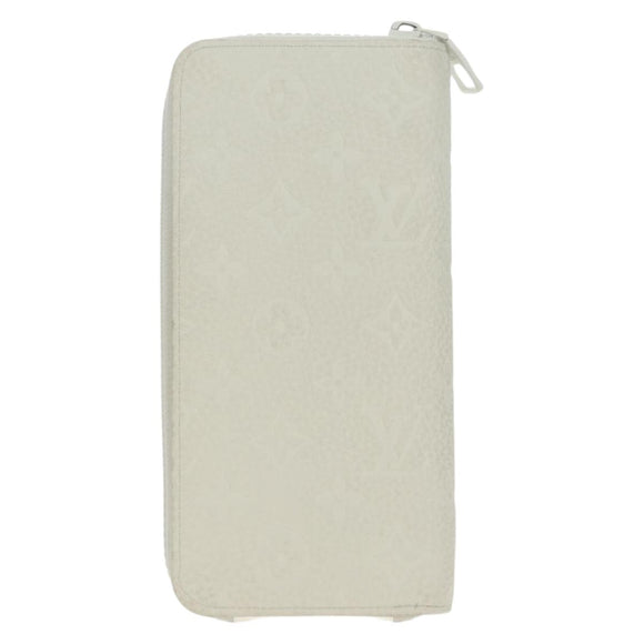 LOUIS VUITTON Taurillon Zippy Wallet Vertical LV Friend M80337 LV Auth 182719M