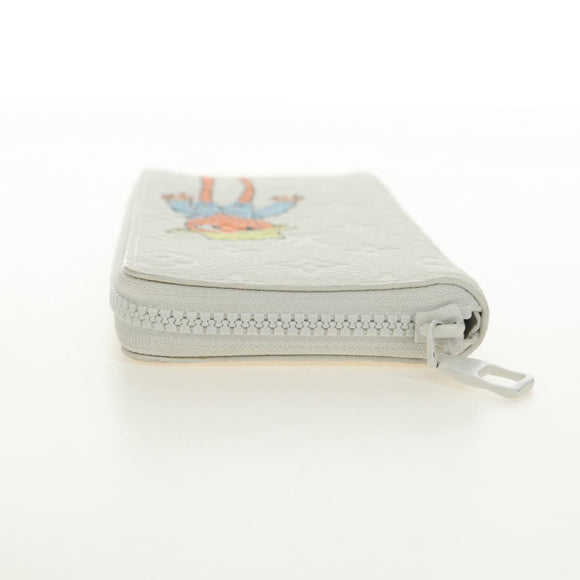 LOUIS VUITTON Taurillon Zippy Wallet Vertical LV Friend M80337 LV Auth 182719M