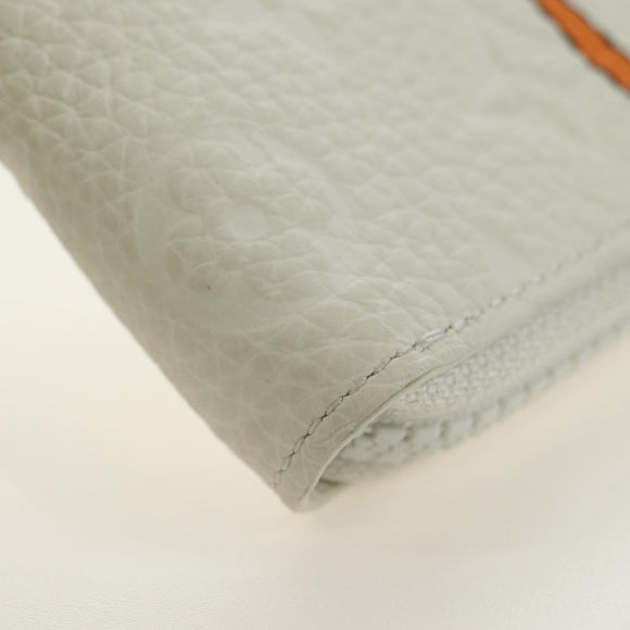 LOUIS VUITTON Taurillon Zippy Wallet Vertical LV Friend M80337 LV Auth 182719M