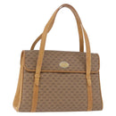 GUCCI Micro GG Supreme Hand Bag PVC Beige Gold 000 46 4857 Auth 182722-1