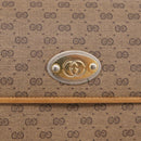 GUCCI Micro GG Supreme Hand Bag PVC Beige Gold 000 46 4857 Auth 182722-17