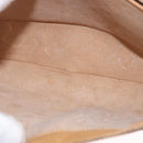 GUCCI Micro GG Supreme Hand Bag PVC Beige Gold 000 46 4857 Auth 182722-24