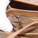 GUCCI Micro GG Supreme Hand Bag PVC Beige Gold 000 46 4857 Auth 182722-26