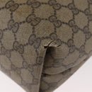 GUCCI GG Supreme Web Sherry Line Tote Bag PVC Beige 39 02 003 Auth 182725-15