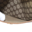 GUCCI GG Supreme Web Sherry Line Tote Bag PVC Beige 39 02 003 Auth 182725-21