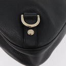 GUCCI Abbey Shoulder Bag Leather Black Gold 130737 Auth 182726SAV-13