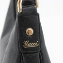 GUCCI Abbey Shoulder Bag Leather Black Gold 130737 Auth 182726SAV-14