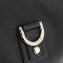 GUCCI Abbey Shoulder Bag Leather Black Gold 130737 Auth 182726SAV-15