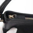 GUCCI Abbey Shoulder Bag Leather Black Gold 130737 Auth 182726SAV-16