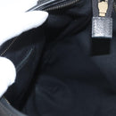 GUCCI Abbey Shoulder Bag Leather Black Gold 130737 Auth 182726SAV-19