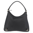 GUCCI Abbey Shoulder Bag Leather Black Gold 130737 Auth 182726SAV-3
