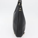 GUCCI Abbey Shoulder Bag Leather Black Gold 130737 Auth 182726SAV-5
