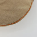 GUCCI Sherry Line Shoulder Bag Canvas Beige Silver 114871 Auth 182727-9