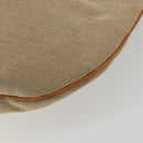 GUCCI Sherry Line Shoulder Bag Canvas Beige Silver 114871 Auth 182727-15