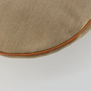 GUCCI Sherry Line Shoulder Bag Canvas Beige Silver 114871 Auth 182727-16