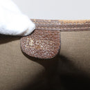 GUCCI GG Supreme Web Sherry Line Tote Bag PVC Beige Gold 002 58 6487 Auth 182729-15