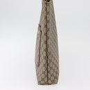GUCCI GG Supreme Web Sherry Line Tote Bag PVC Beige Gold 002 58 6487 Auth 182729-4